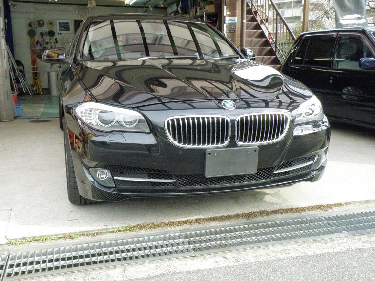 ガラスコーティング　BMW BMW528i 堺市　K様。